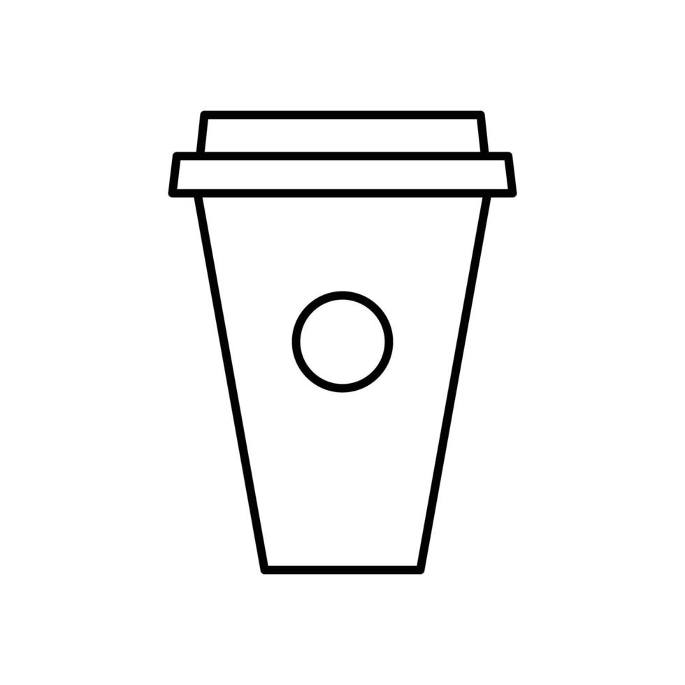 icona della linea di bevande. modello di disegno vettoriale