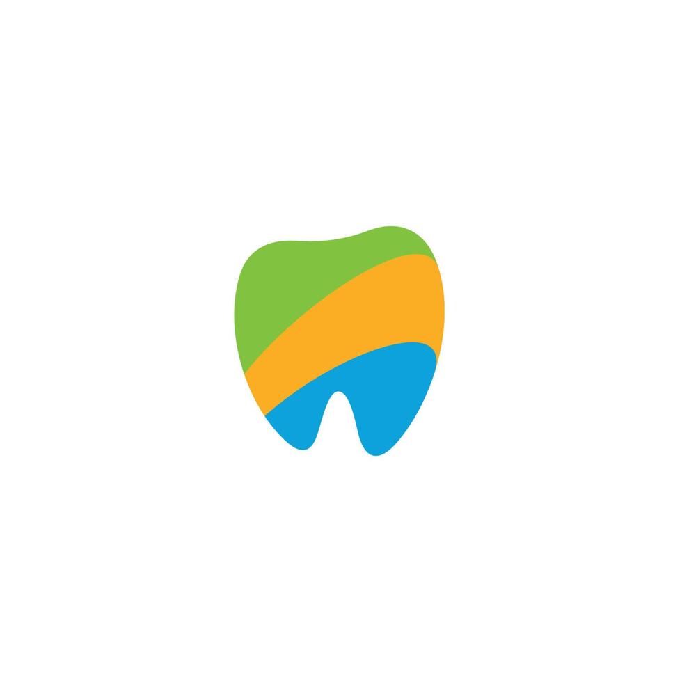 logo del dente o disegno dell'icona vettore