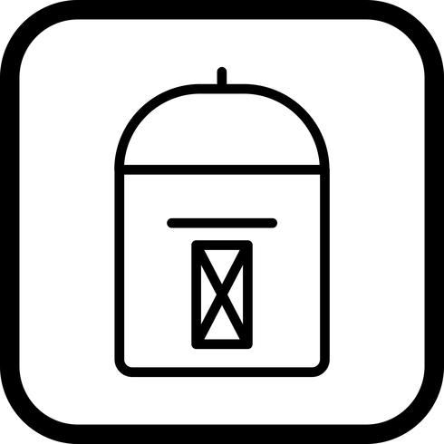 disegno dell&#39;icona postbox vettore