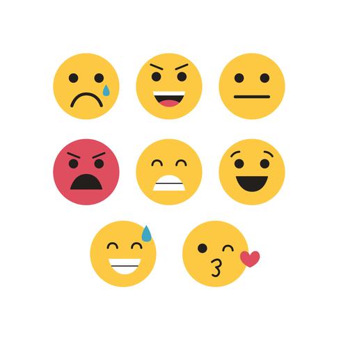 Set vettoriale di emoji