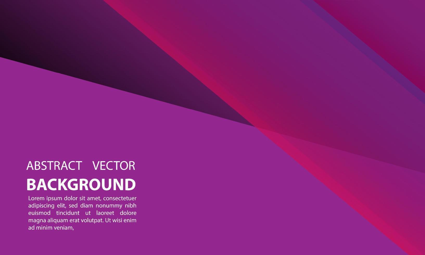 sfondo geometrico astratto sfumato colore viola, per poster, striscioni e altri, disegno vettoriale copia spazio area eps 10
