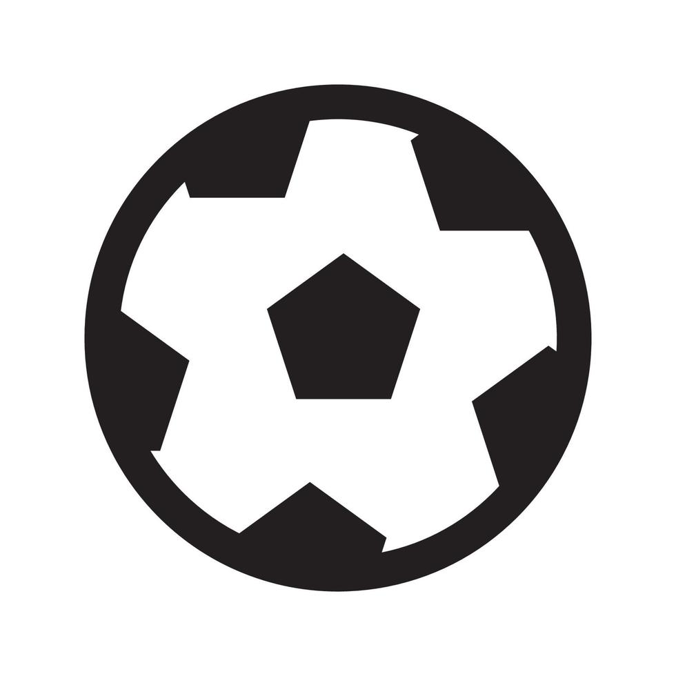 linea di vettore di pallone da calcio per web, presentazione, logo, simbolo dell'icona.