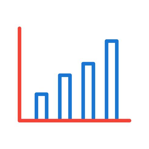 Disegno dell&#39;icona di statistiche vettore