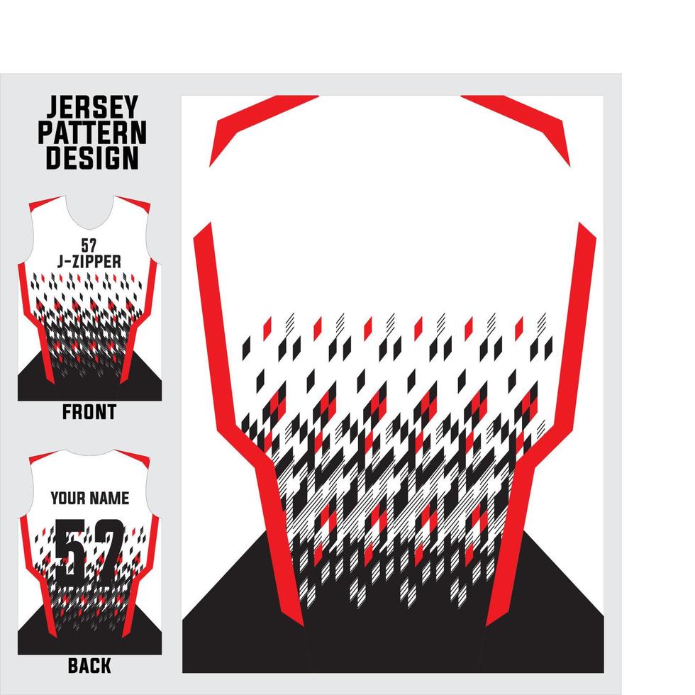 modello di modello di jersey vettoriale concetto astratto per la stampa o la sublimazione divise sportive calcio pallavolo basket e-sport ciclismo e pesca
