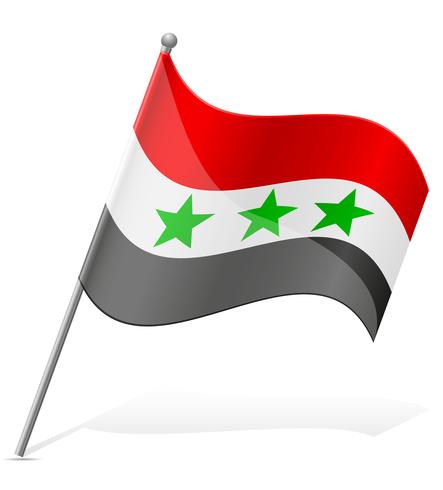 bandiera dell&#39;illustrazione vettoriale di Iraq