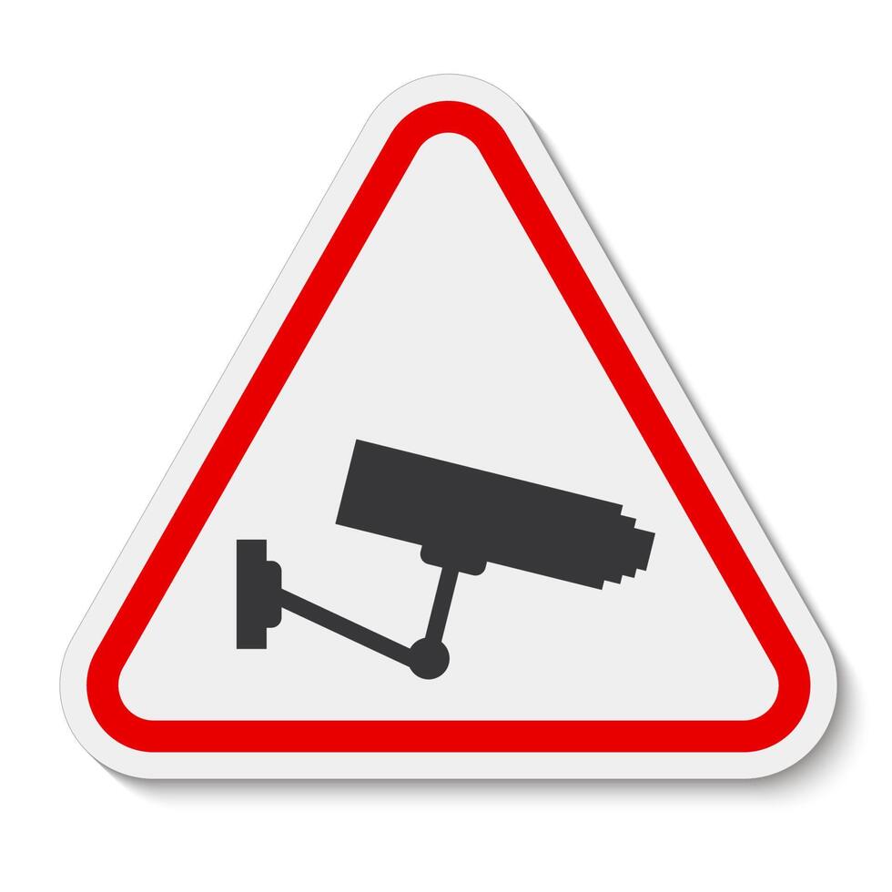 telecamera icon.cctv di videosorveglianza. vettore