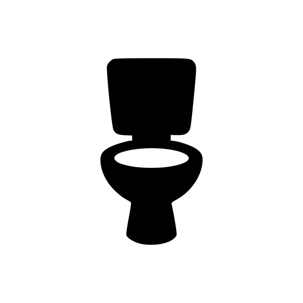 WC icona vettoriale design semplice