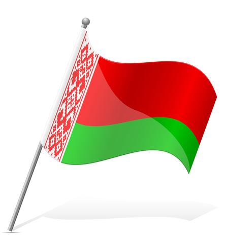 bandiera della Bielorussia illustrazione vettoriale