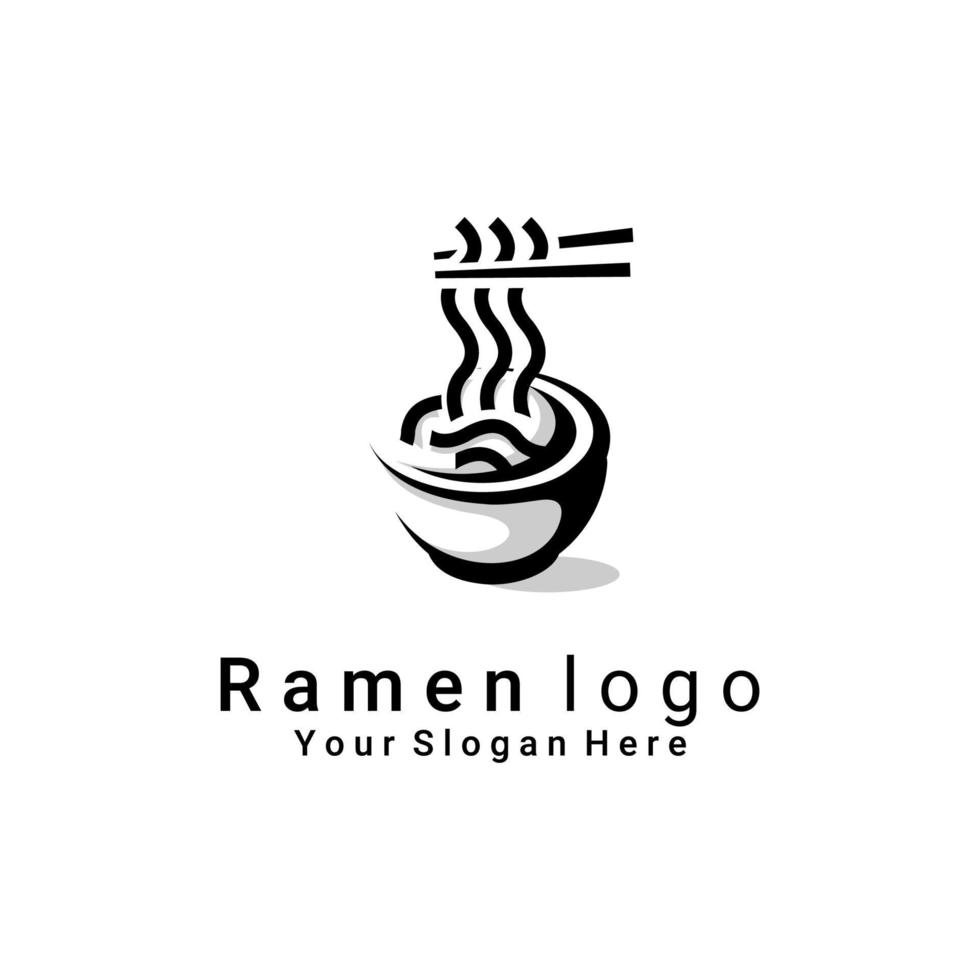 logo ramen vettoriale