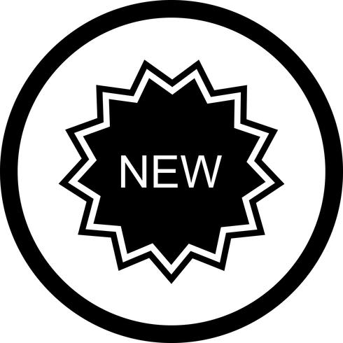 Nuovo design di icone vettore