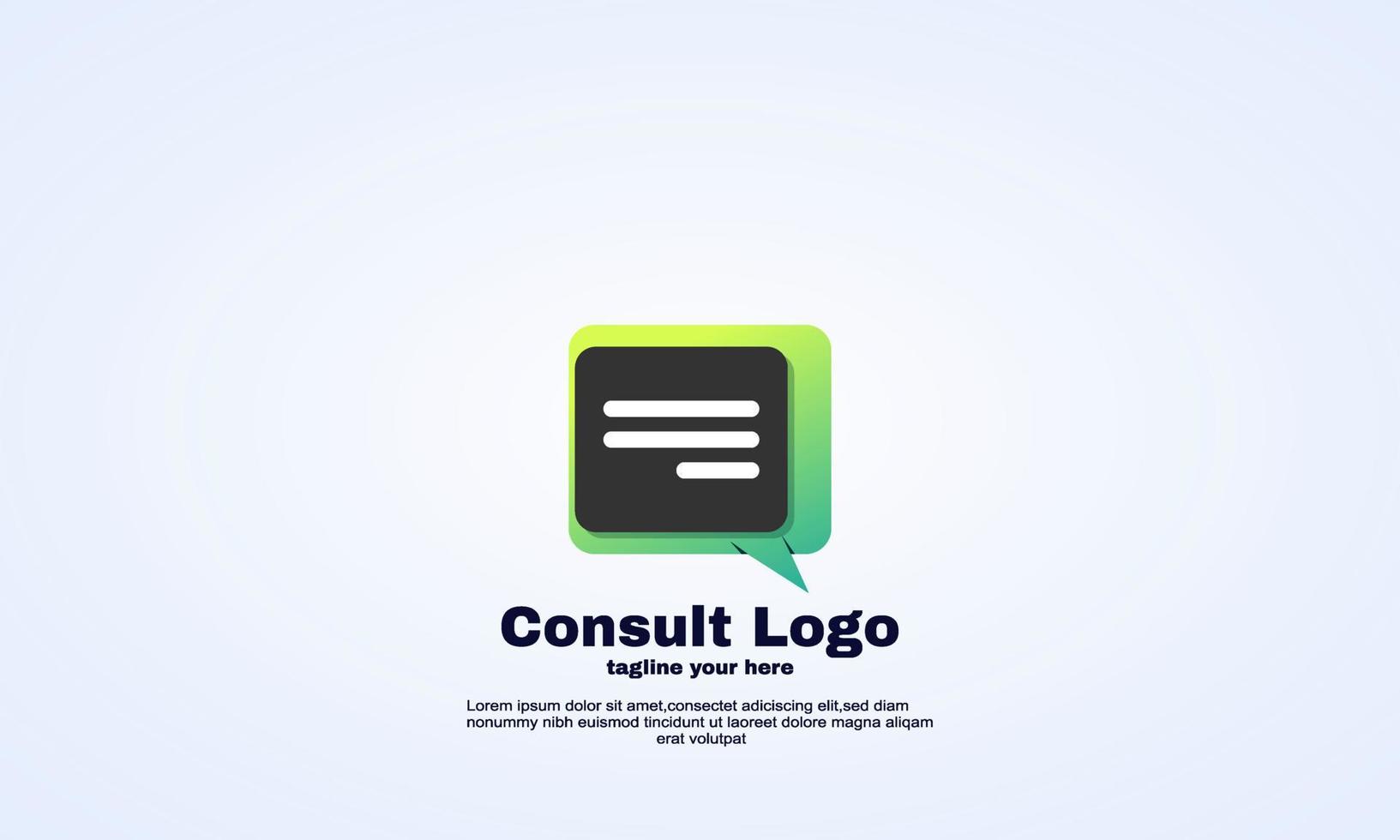 stock illustrazione consulenza logo icona vettore isolato abstract