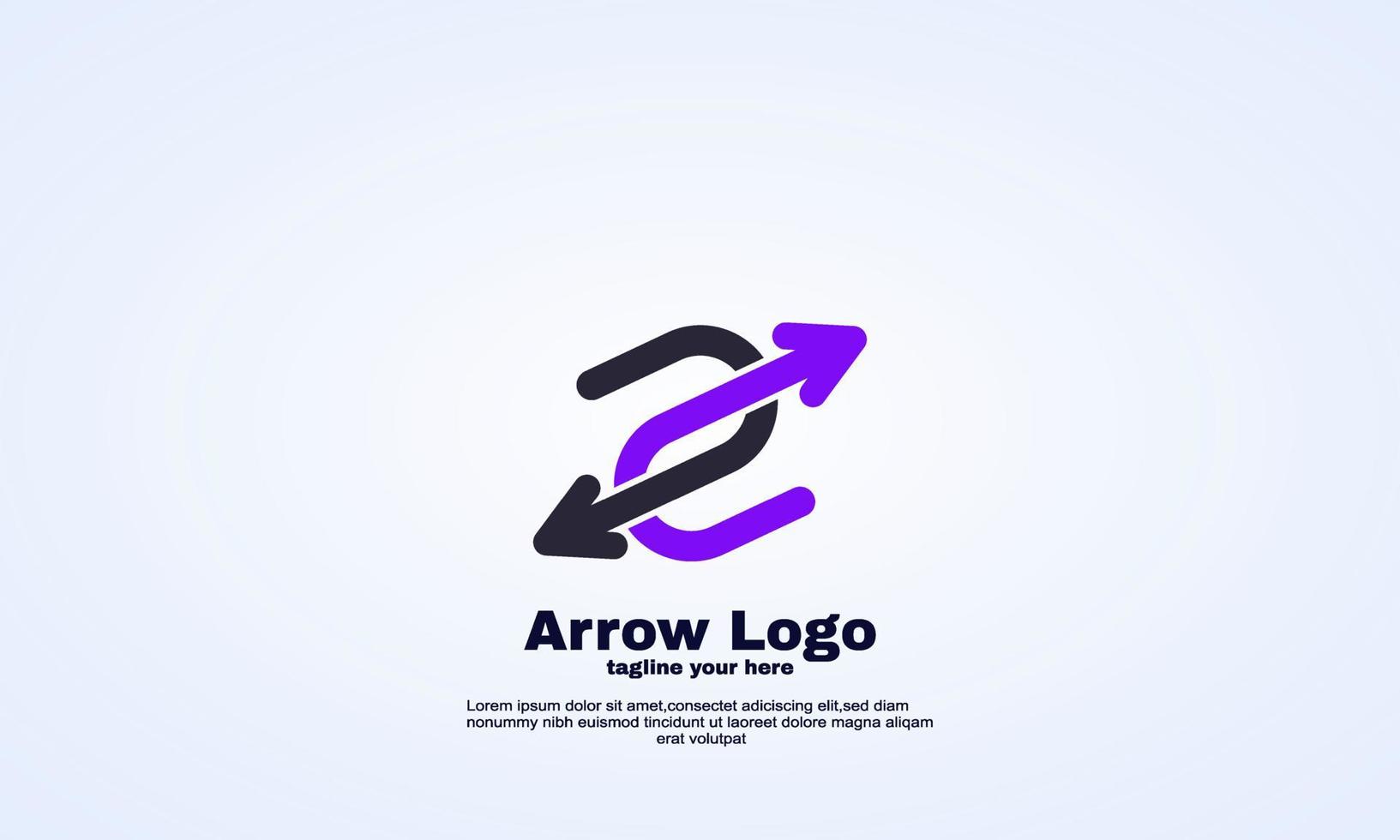 vettore di stock colorato freccia logo vettoriale illustratore di movimento veloce