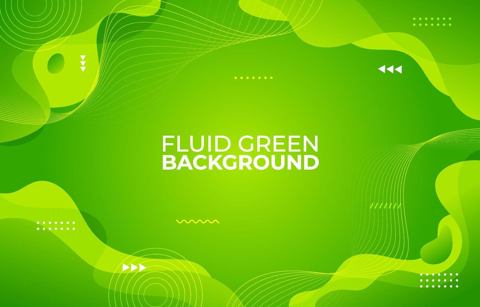 sfondo di fluido verde vettore