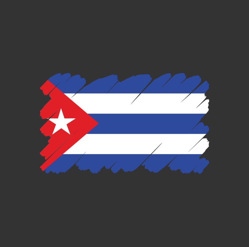 vettore di bandiera cuba