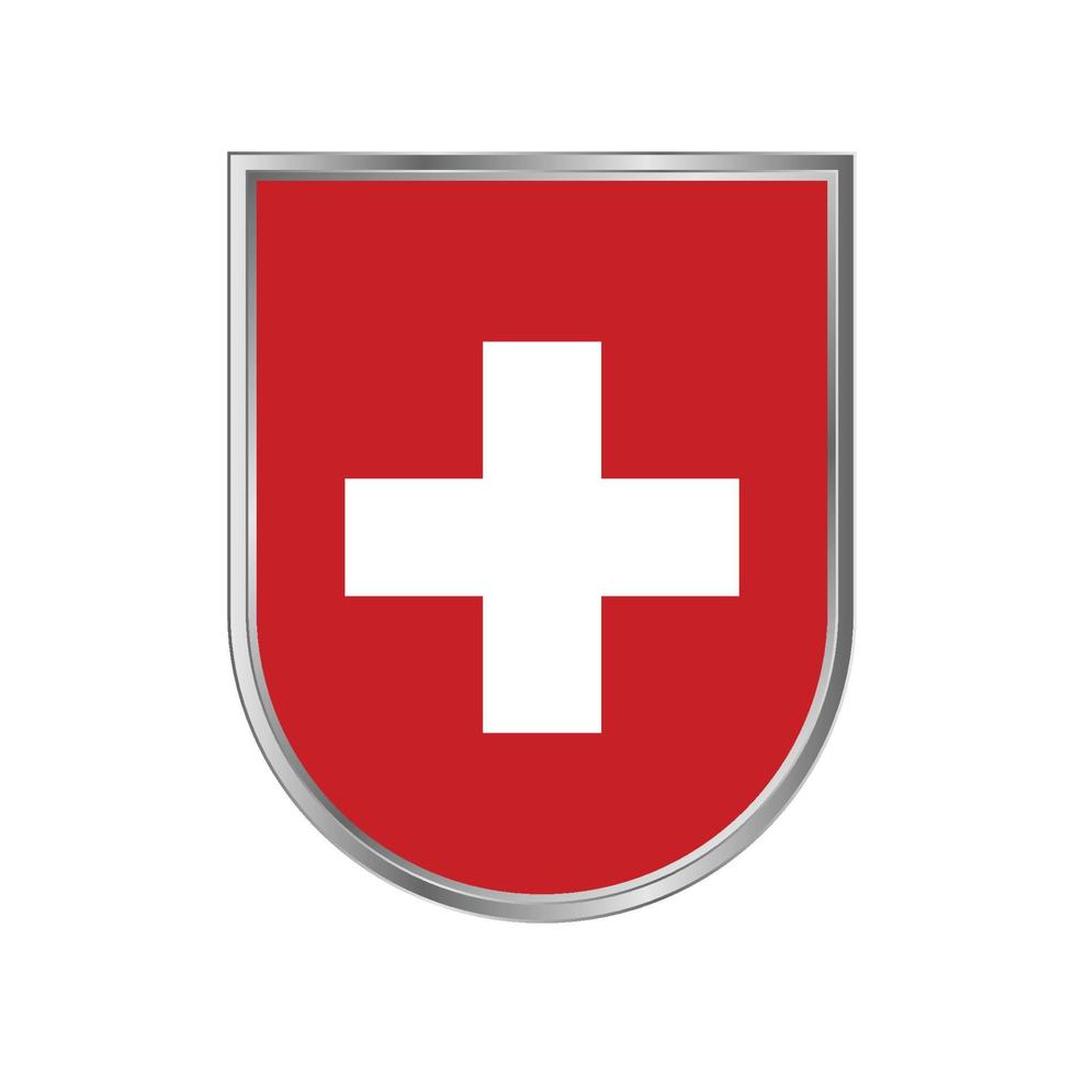 vettore di bandiera svizzera