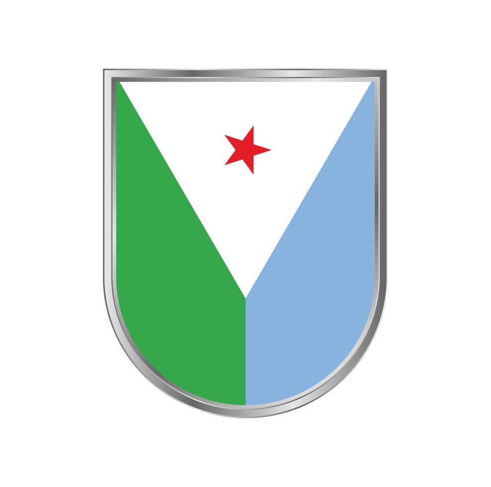 vettore bandiera gibuti