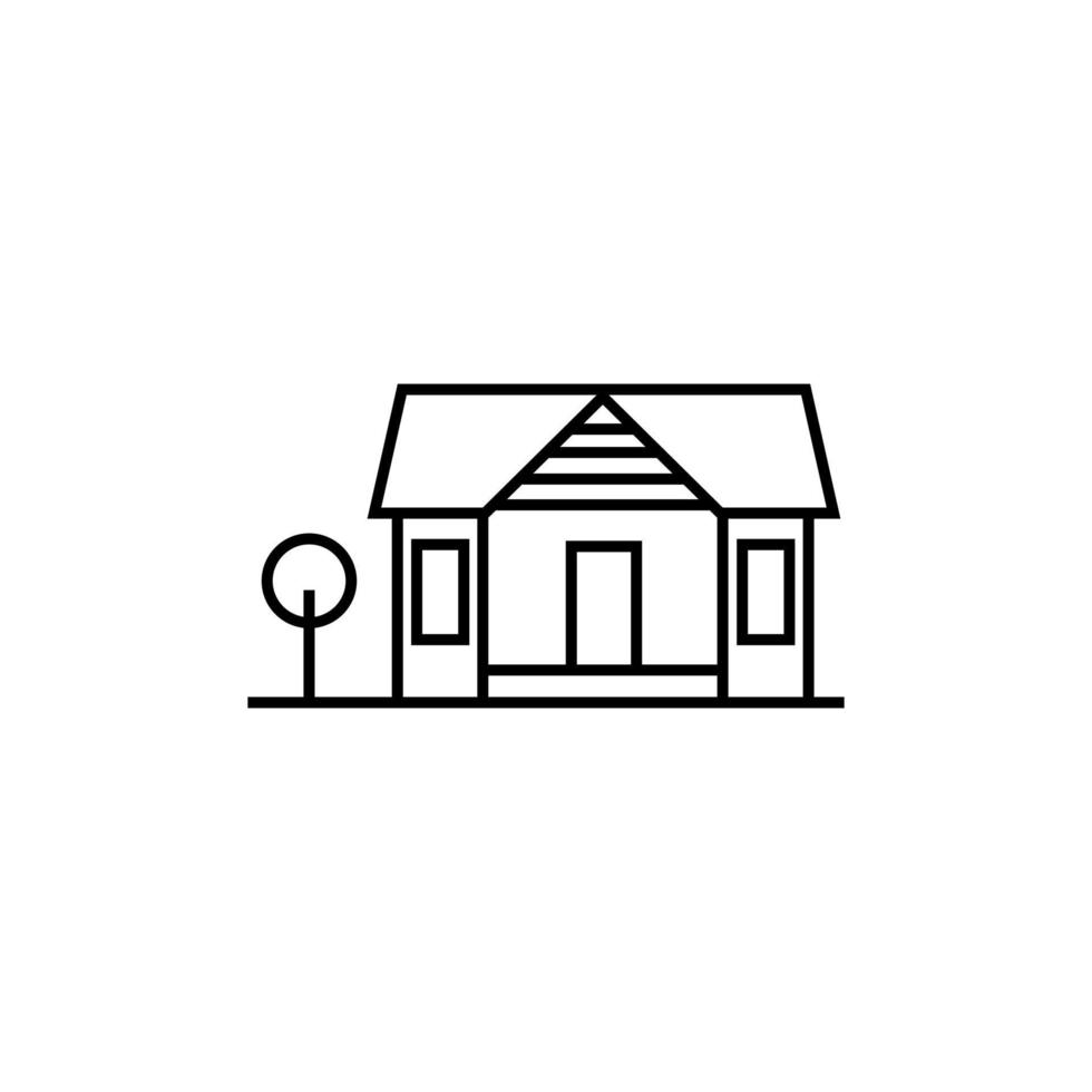 illustrazione dell'icona della casa vettore