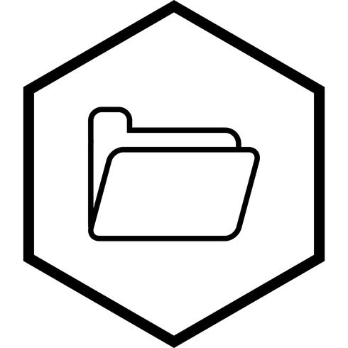 Cartella Icon Design vettore