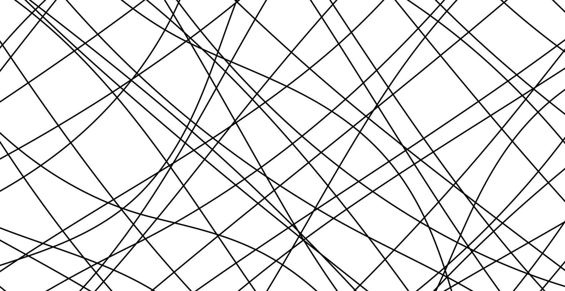 linee disegnate a mano. modello astratto onda semplice senza soluzione di continuità, modello liscio, web design, biglietto di auguri, tessile, sfondo tecnologico, illustrazione vettoriale eps 10