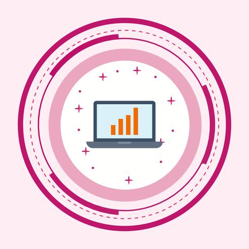 Disegno dell&#39;icona di statistiche vettore