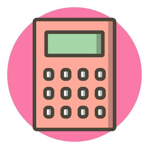 Calcolatrice Icon Design vettore