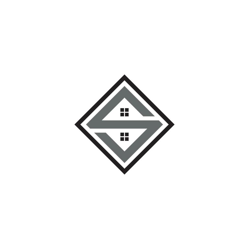 logo della casa o design dell'icona vettore
