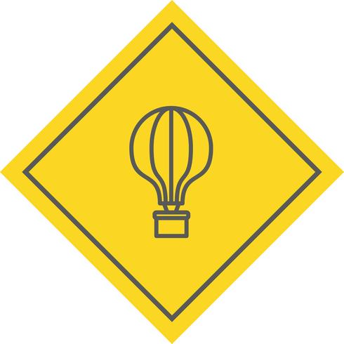 Air Balloon Icon Design vettore