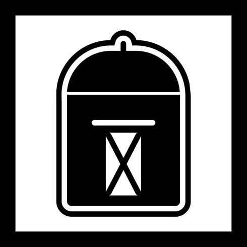 disegno dell&#39;icona postbox vettore