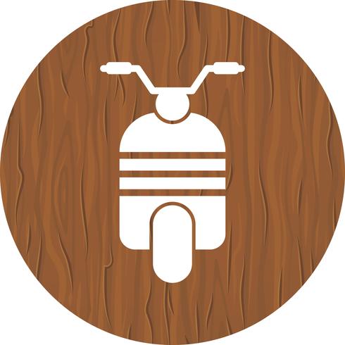 disegno dell&#39;icona dello scooter vettore