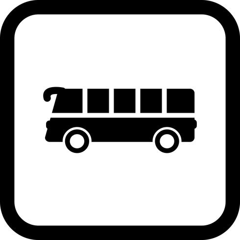 disegno dell&#39;icona del bus vettore