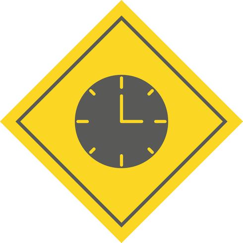 Orologio Icon Design vettore