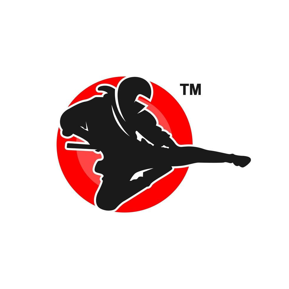disegno del logo vettoriale ninja