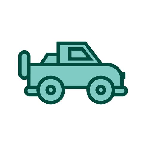 disegno dell&#39;icona di jeep vettore