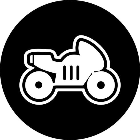 disegno dell&#39;icona della bici vettore