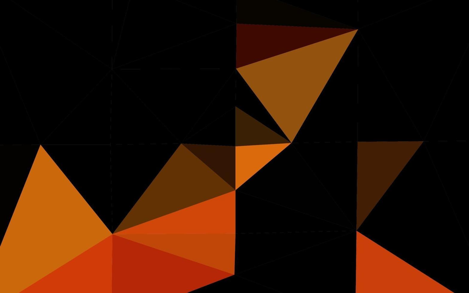 modello di mosaico astratto di vettore arancione chiaro.