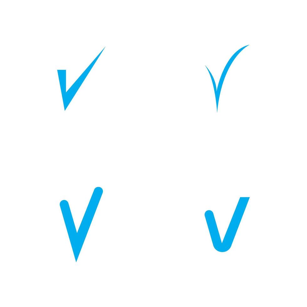 modello di progettazione dell'illustrazione di vettore dell'icona del segno di spunta