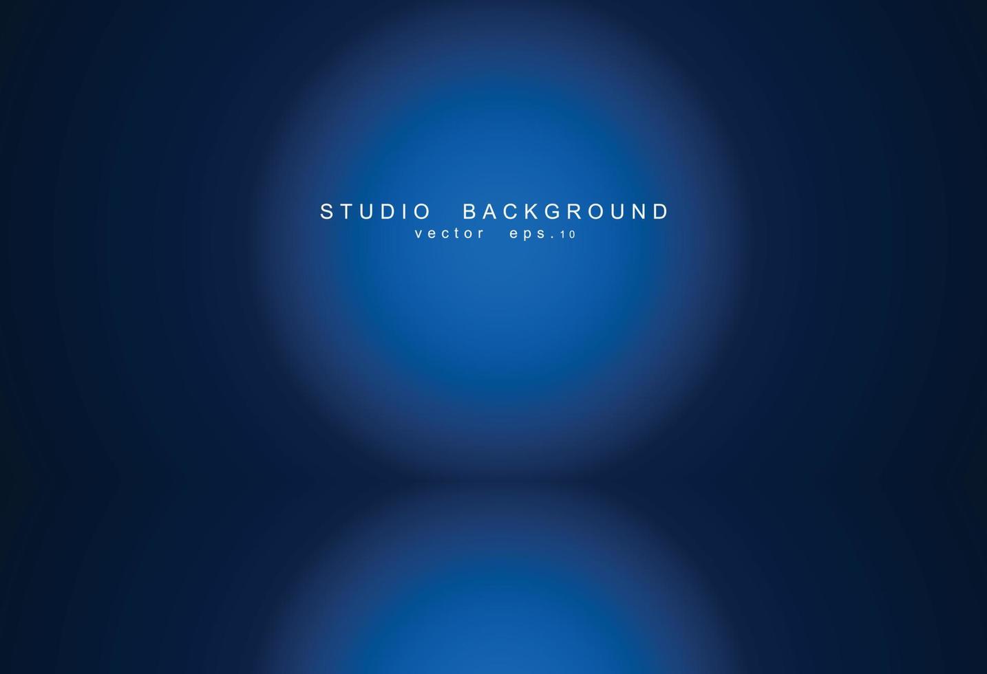 sfondo blu camera studio vuoto. interni luminosi con copyspace per il tuo progetto creativo. illustrazione vettoriale eps 10