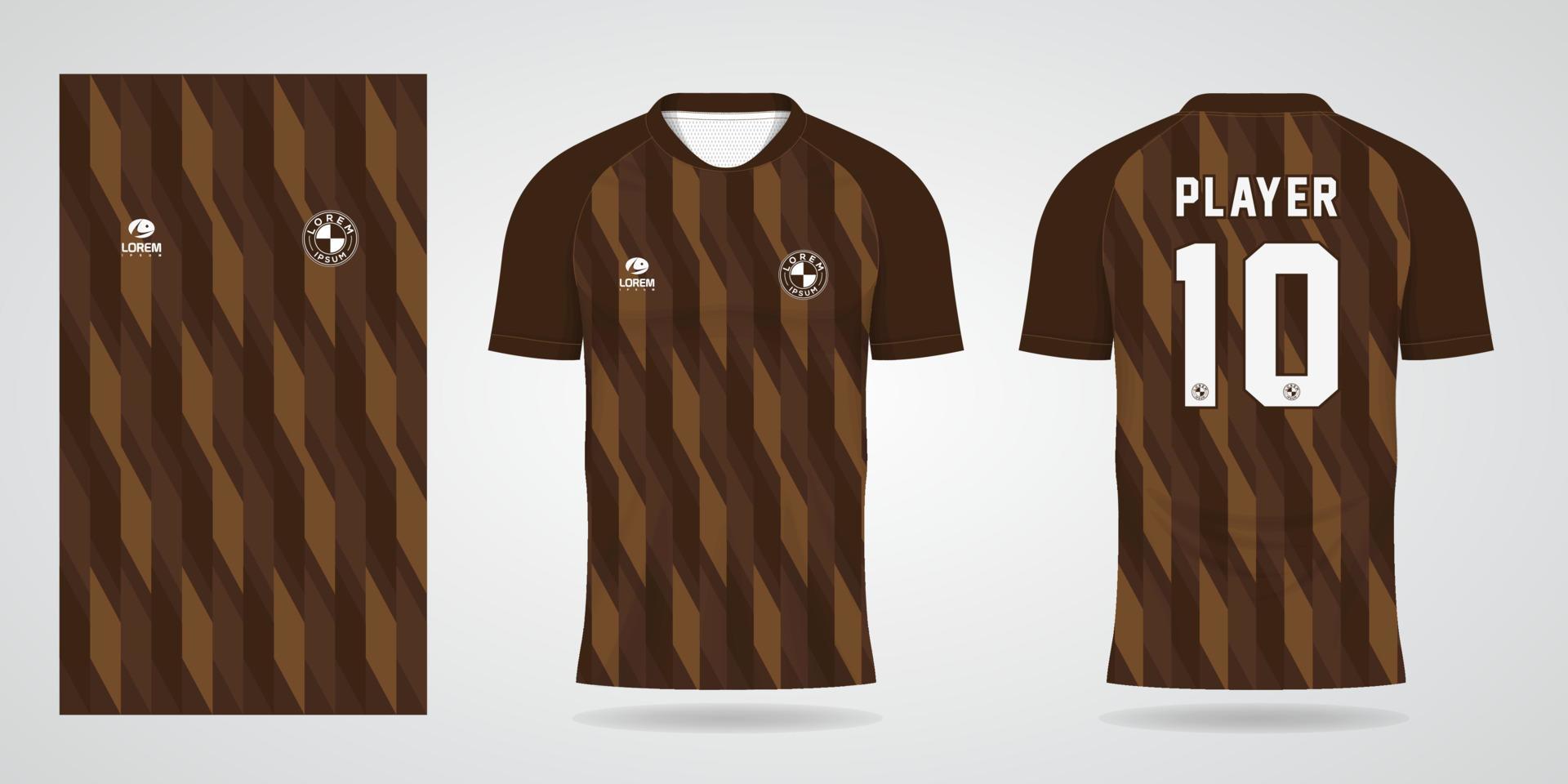 modello di maglia sportiva per il design della maglia dell'uniforme da calcio vettore