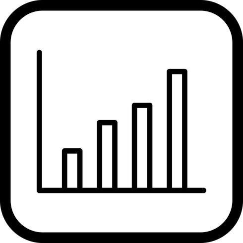 Disegno dell&#39;icona di statistiche vettore