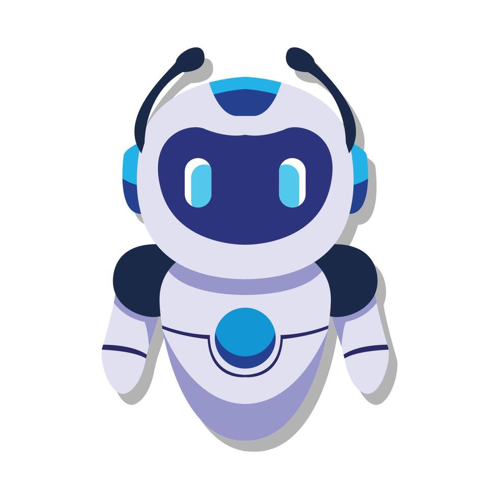 segno icona chatbot robot vettore