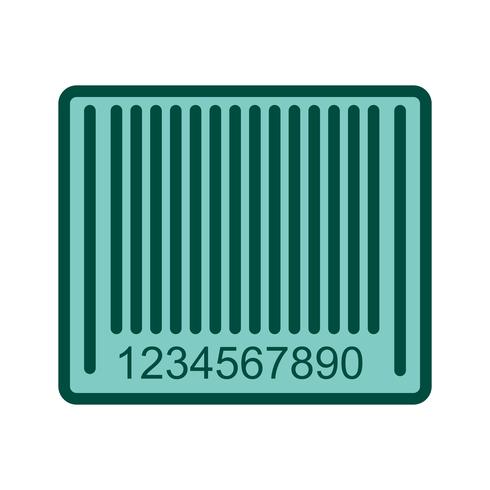 Disegno dell&#39;icona del codice a barre vettore