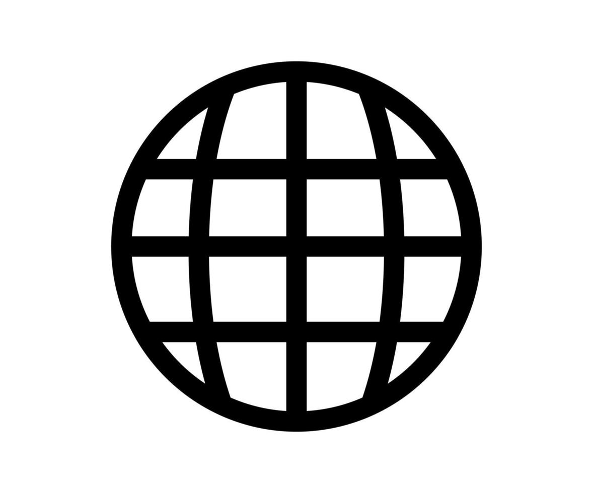 web simbolo icona illustrazione vettoriale. vettore