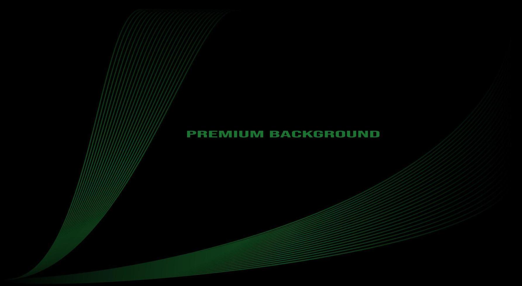 sfondo elegante con linea verde per copertina, banner, poster, sfondo del biglietto vettore