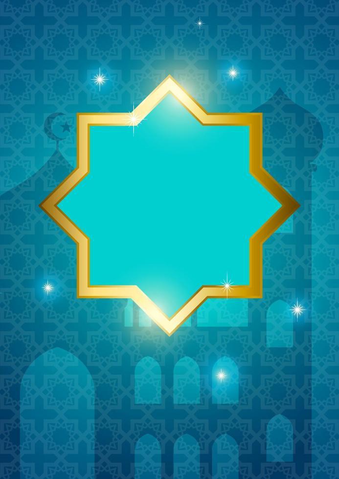 illustrazione per il mese di ramadan vettore