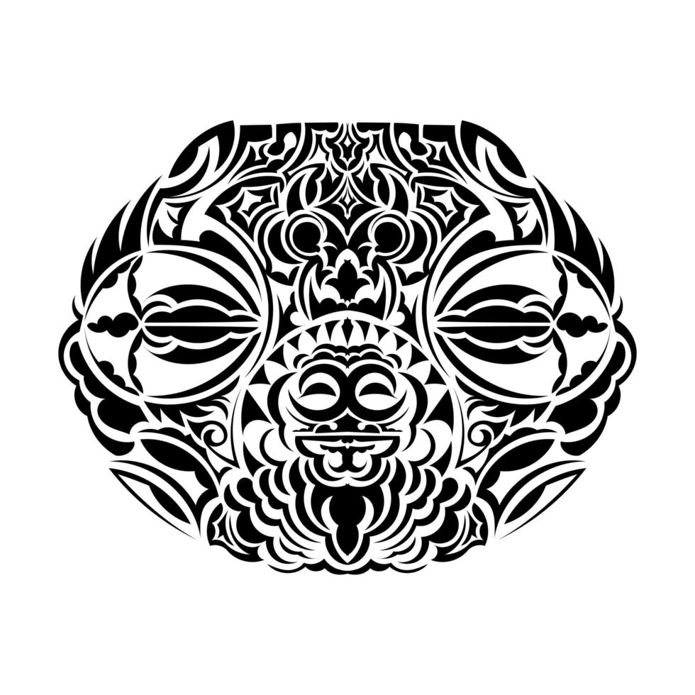 disegno del tatuaggio maori. idea per il tatuaggio vettore