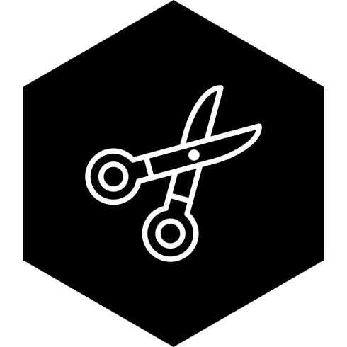 Forbici Icon Design vettore