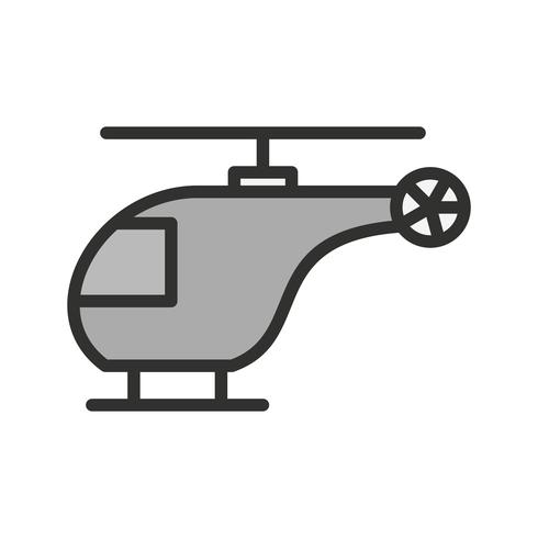 Disegno dell&#39;icona dell&#39;elicottero vettore