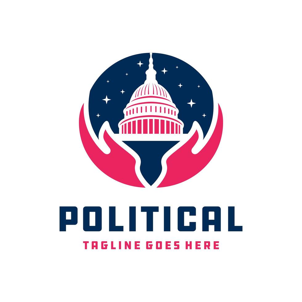 logo vettoriale politico della casa bianca