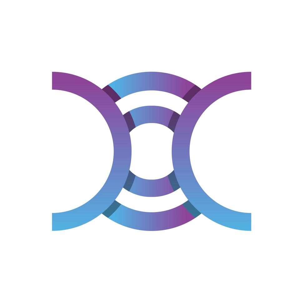 lettera logo monogramma doc vettore