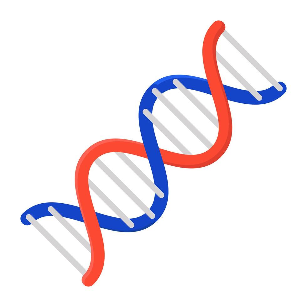 DNA dell'acido desossiribonucleico nel moderno vettore
